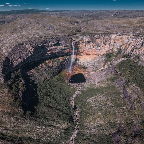Cachoeira do Tabuleiro vista de cima