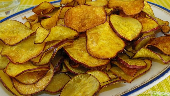 Receita de chips de batata doce na airfryer