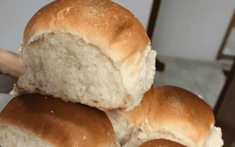Pão simples na airfryer