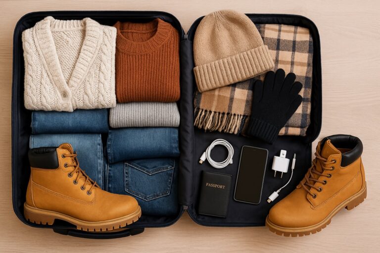 O que levar na mala de mão para uma viagem de 1 mês na Europa no inverno
